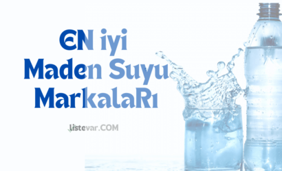 En İyi Maden Suyu Markaları